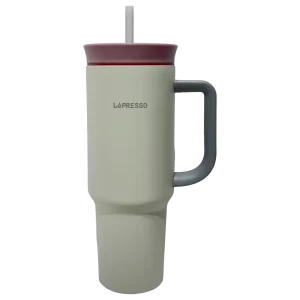ماگ مسافرتی عایق‌دار لپرسو QuirkSip ظرفیت ۱۲۰۰ میلی‌لیتر رنگ بژ مدل LPCFFQS0061BG