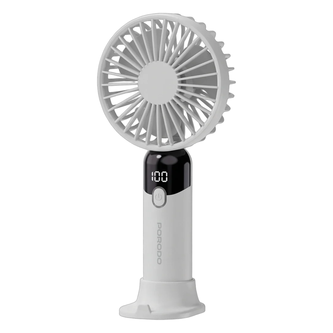پنکه دستی قابل حمل پرودو Lifestyle Chillo Air با نمایشگر LED سفید