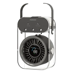 پنکه رومیزی پرودو Lifestyle Chillo Core با نمایشگر LED مدل PDLFSTZH37BK رنگ مشکی