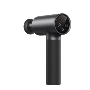 نمای اصلی ماساژور Mijia Fascia Massage Gun 2 مشکی با پنل کنترل دایره‌ای