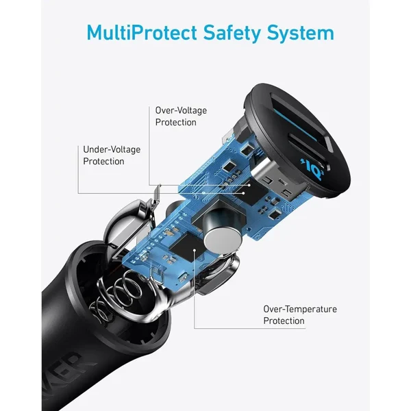 سیستم ایمنی MultiProtect شارژر فندکی انکر