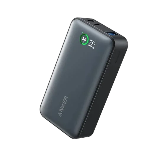 پاوربانک انکر 533 PowerCore 30W مشکی با نمایشگر دیجیتال شارژ