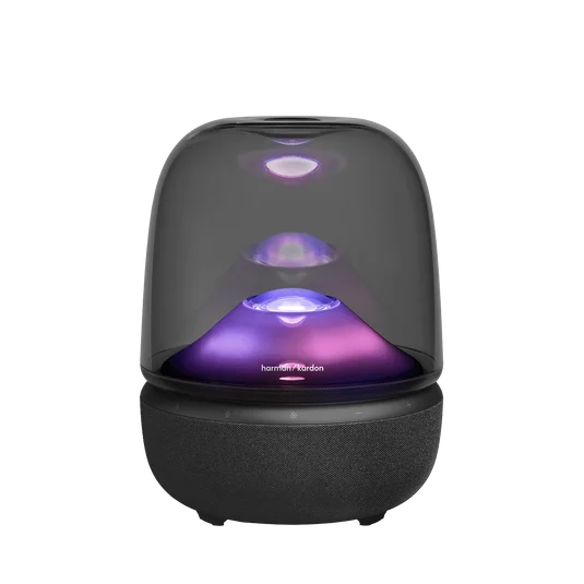 اسپیکر Harman Kardon Aura Studio 5 با نورپردازی بنفش