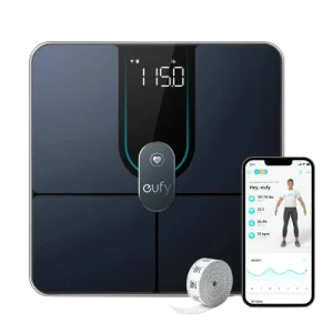 ترازو Eufy Smart Scale P2 Pro همراه با اپلیکیشن موبایل و متر اندازه‌گیری