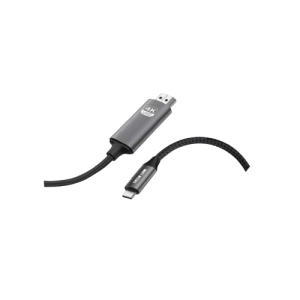 نمای کابل Green Lion USB-C به HDMI 4K مشکی مدل GN4KTCHDMIBK